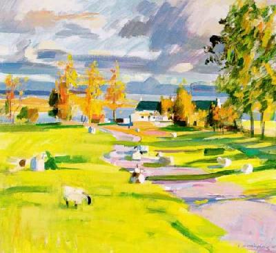 Evening, Ardnamurchan art print by John Cunningham