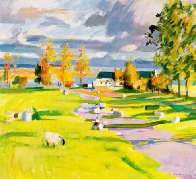 Evening, Ardnamurchan art print by John Cunningham