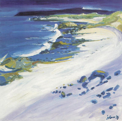 Beach of the Seat, Iona art print by John Lowrie Morrison