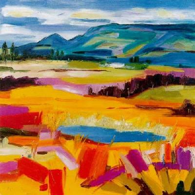 Small Loch,The Campsies art print by Judith I. Bridgland