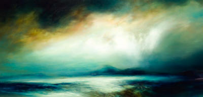 Cloud Fall art print by Kirstie Cohen