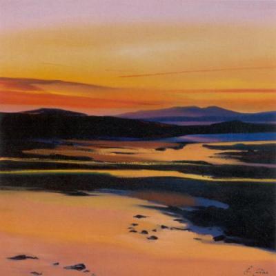 Sunset art print by Pam Carter