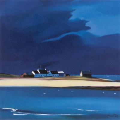 The Row, Tiree art print by Pam Carter