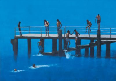 The Pier - Passignano art print by Peter Nardini