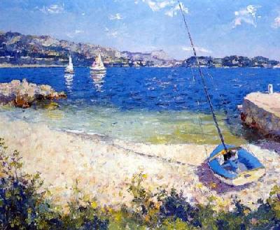 The Beach art print by Pierre Bittar