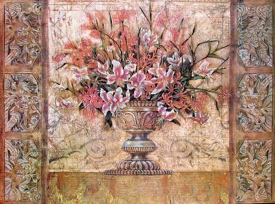 Floral Tapestry art print by Richard Hall