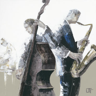 Jazz Band art print by Bernard Ott
