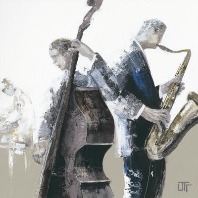 Jazz Band art print by Bernard Ott