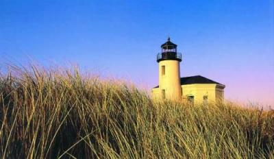 Coquille River Lighthouse, Oregon art print by Frates