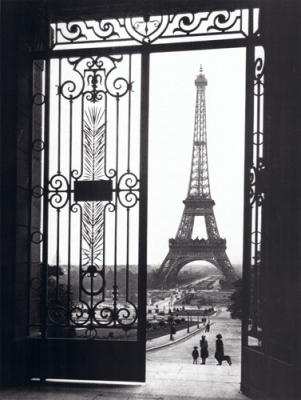 Eiffel Tower from the Trocadero art print by Gall