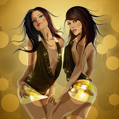 Golden Girls on Golden Girls By Mandy Reinmuth Art Print   Worldgallery Co Uk