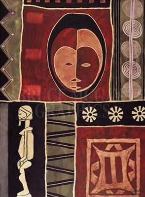 Mask I art print by Dominique Gaudin
