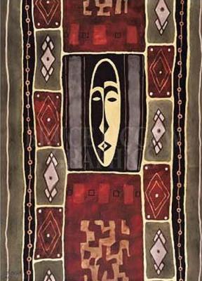 Mask II art print by Dominique Gaudin