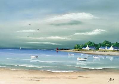 C�te bretonne I art print by Fr�deric Flanet