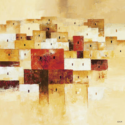 Village II art print by Jean-Pierre Gack