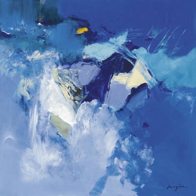 Bleu art print by Pascal Magis