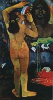 The Moon and the Earth art print by Paul Gauguin