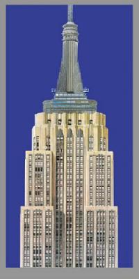 Empire State Building art print by Richard Haas