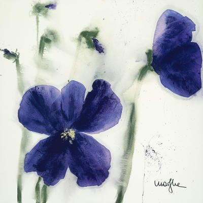 Les Pens�es III art print by Marthe