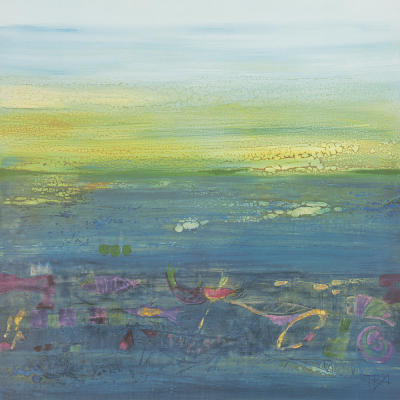 Blue Landscape art print by Rose Richter-Armgart