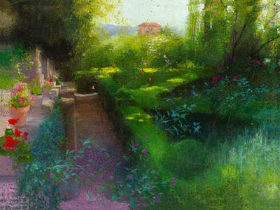Granada XXV art print by Angeles Cereceda