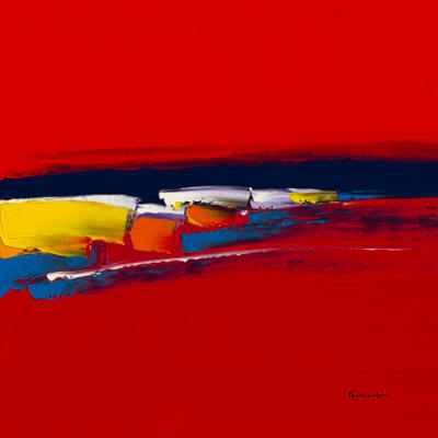 Symphonie �carlate art print by Guy Fontdeville