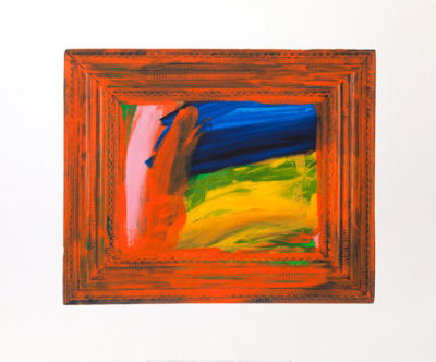 Going for a Walk (Silkscreen print) art print by Howard Hodgkin