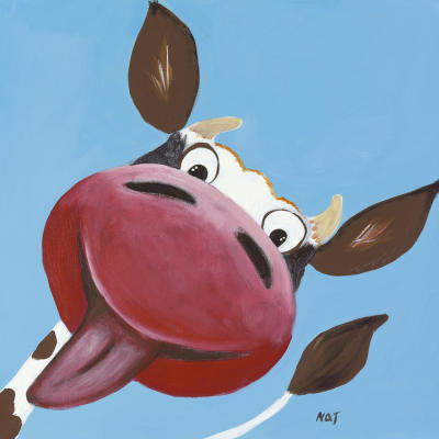 Coucou c'est moi art print by Nat