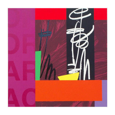 Room for a Barsnack art print by Bruce McLean