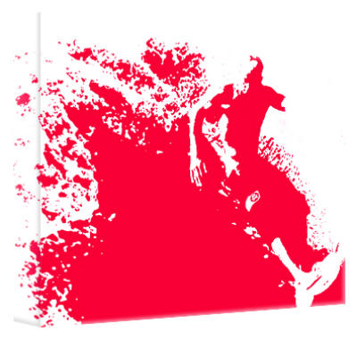 Red Spray 2 art print by Ex Decko - MA Longbottom