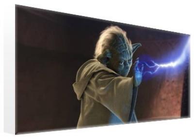 Yoda art print by Star Wars