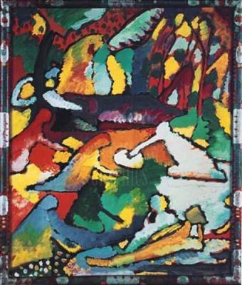 Composition II art print by Wassily Kandinsky