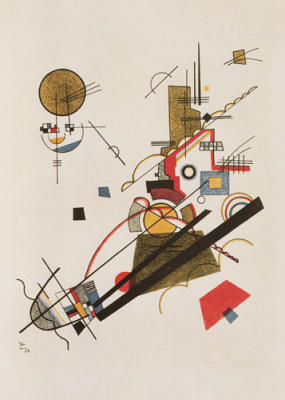 Frohlicher Aufstieg art print by Wassily Kandinsky