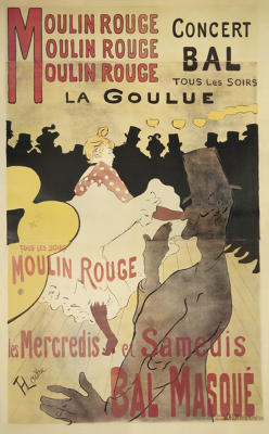 Moulin Rouge art print by Henri de Toulouse-Lautrec