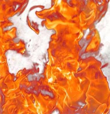 Flames art print by Oberon Studios