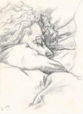 Hung-Over art print by Susie Lipman