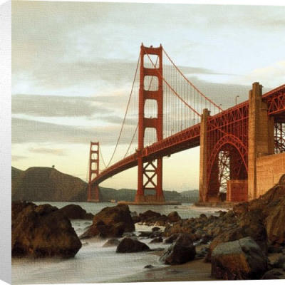 Golden Gate Bridge, San Francisco art print by K. Stimpson