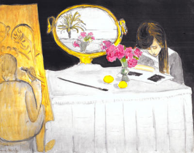 La Seance de Peinture art print by Henri Matisse