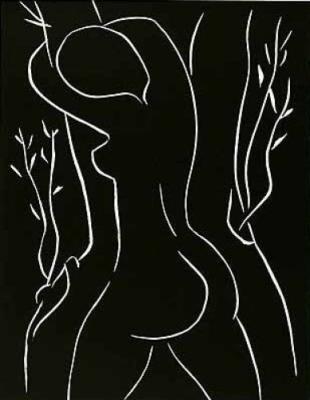 Pasiphae Embracing an Olive Tree (Silkscreen print)
