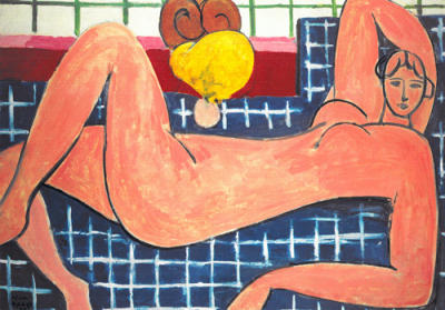 Pink Nude art print by Henri Matisse