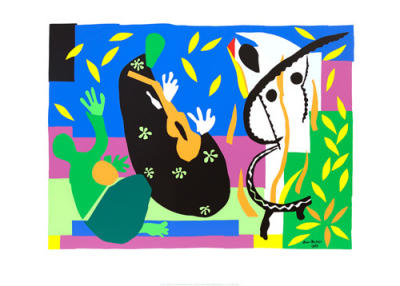 Sadness of the King (Silkscreen print) art print by Henri Matisse