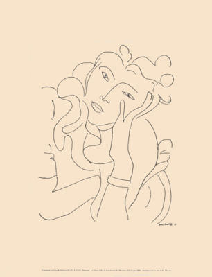 The Flower (Silkscreen print) art print by Henri Matisse