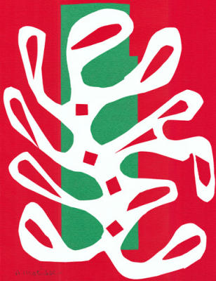 White Algae (Silkscreen print) art print by Henri Matisse