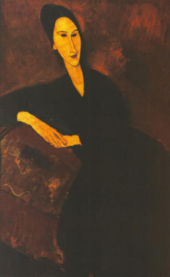 Anna Zborowska art print by Amedeo Modigliani