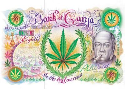 Bank of Ganja art print by Maxi Posters