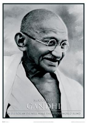 Gandhi art print by Maxi Posters