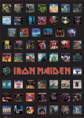 Iron Maiden - Covers art print by Maxi Posters