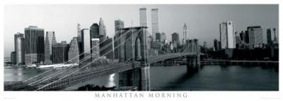 Manhattan Morning art print by Midi Posters