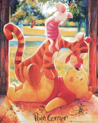 Winnie the pooh - Pooh's surprise art print by Mini Posters
