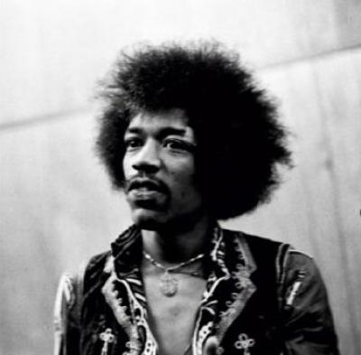Jimi Hendrix - Portrait art print by Celebrity Image